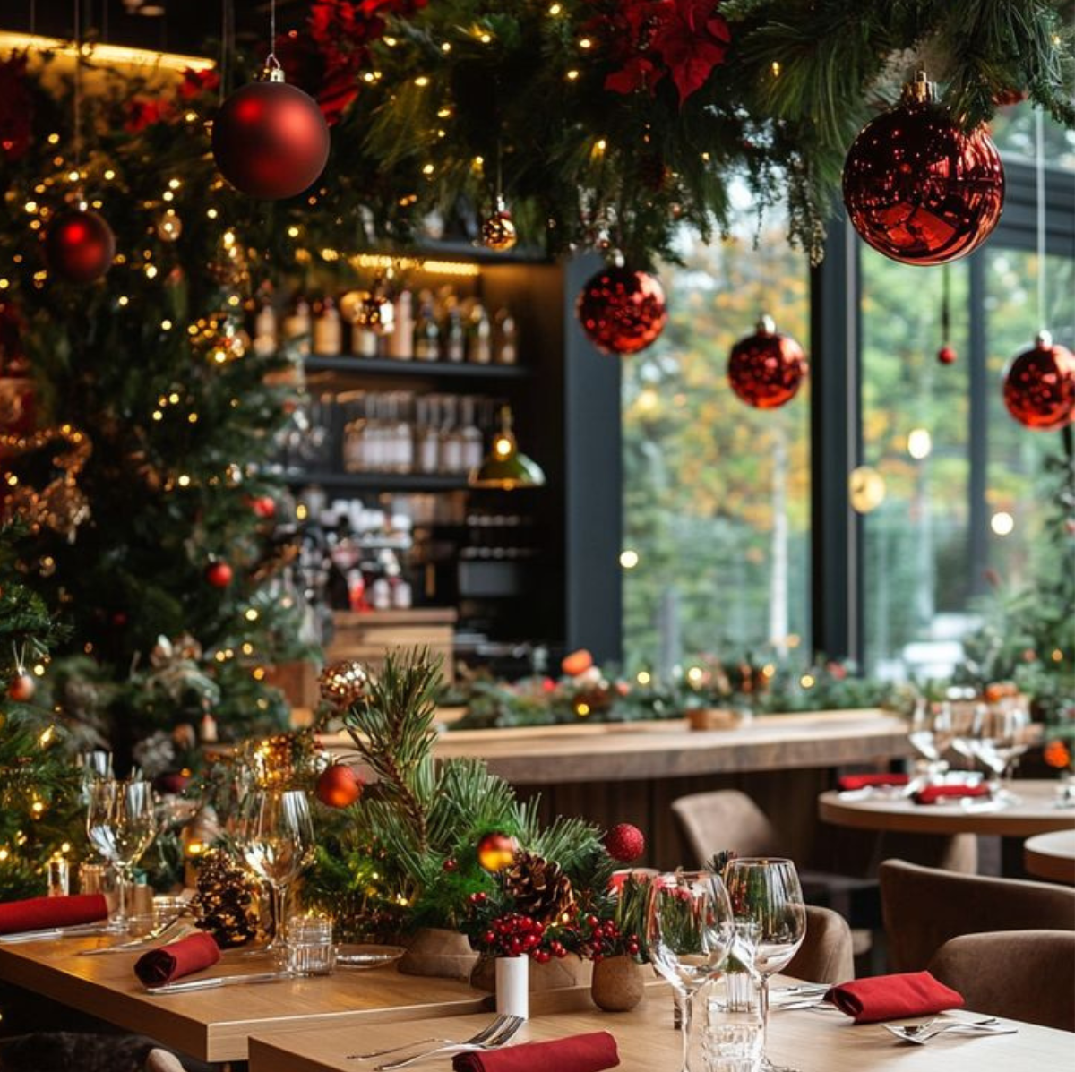 decor floral restaurant